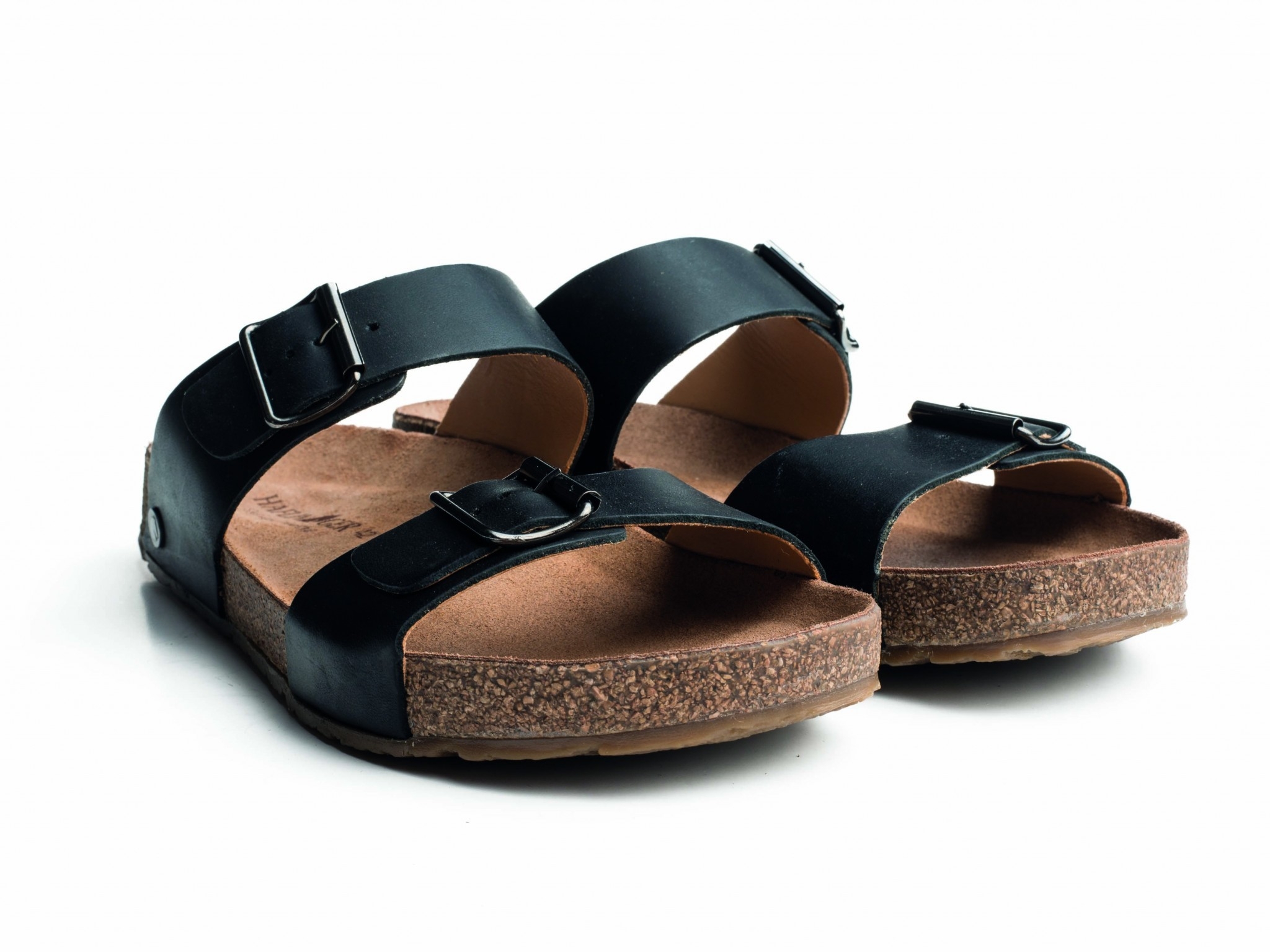 bio sandal til voksne sort - Haflinger Bio Andrea - garvet skadelig crom-forbindelser