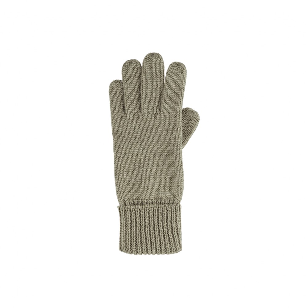 Pure Pure - fingerhandsker til børn - merinould - olive