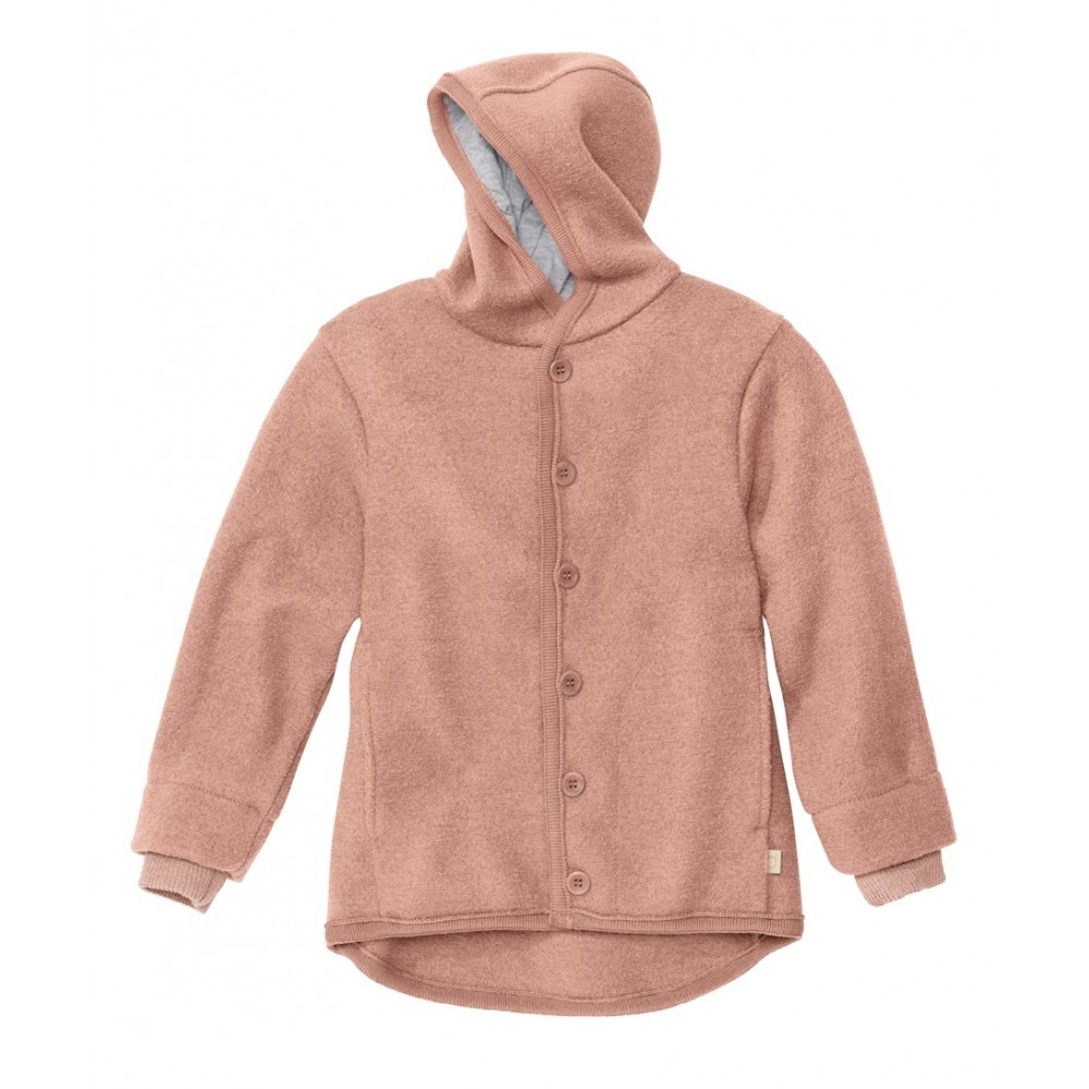 DISANA - uldjakke - kogt uld - rosé