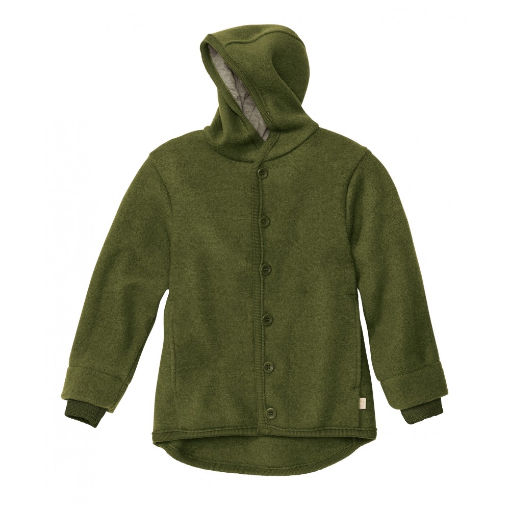 DISANA - uldjakke - kogt uld - olive