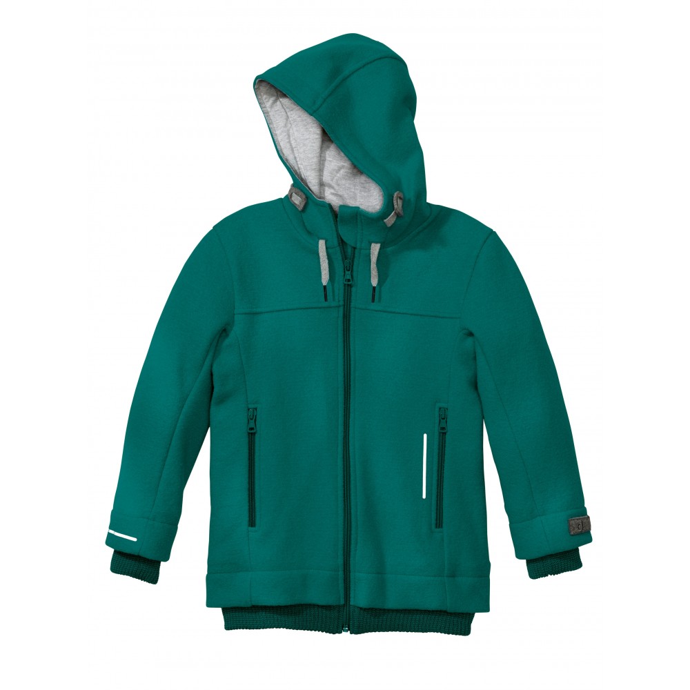 DISANA - outdoorjacket - helårsjakke i uld - pacific