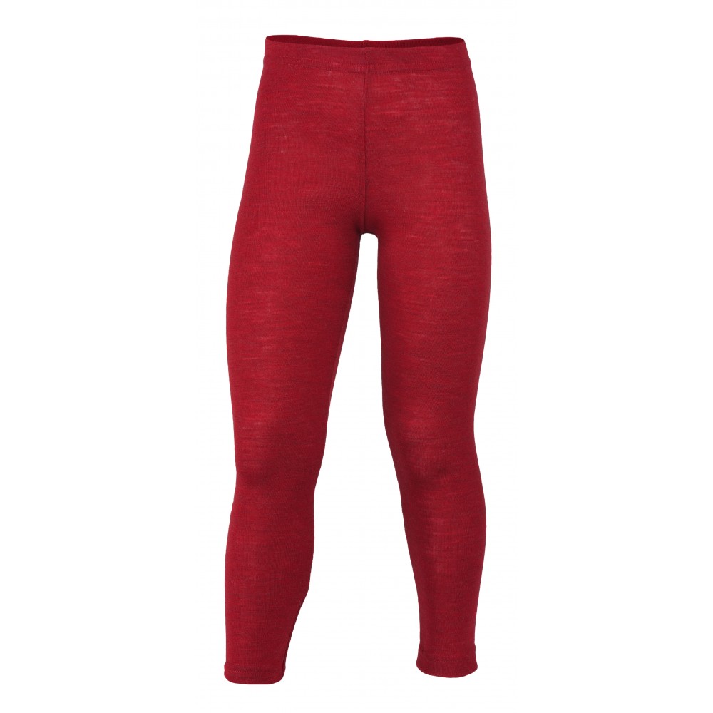 Engel - leggings - uld - rød melange