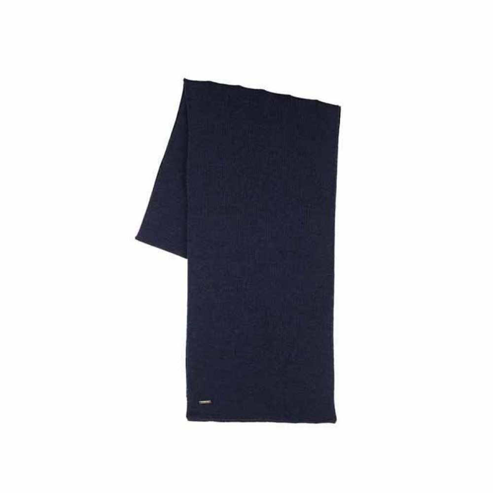 Pure Pure - halstørklæde - merino uld - marine