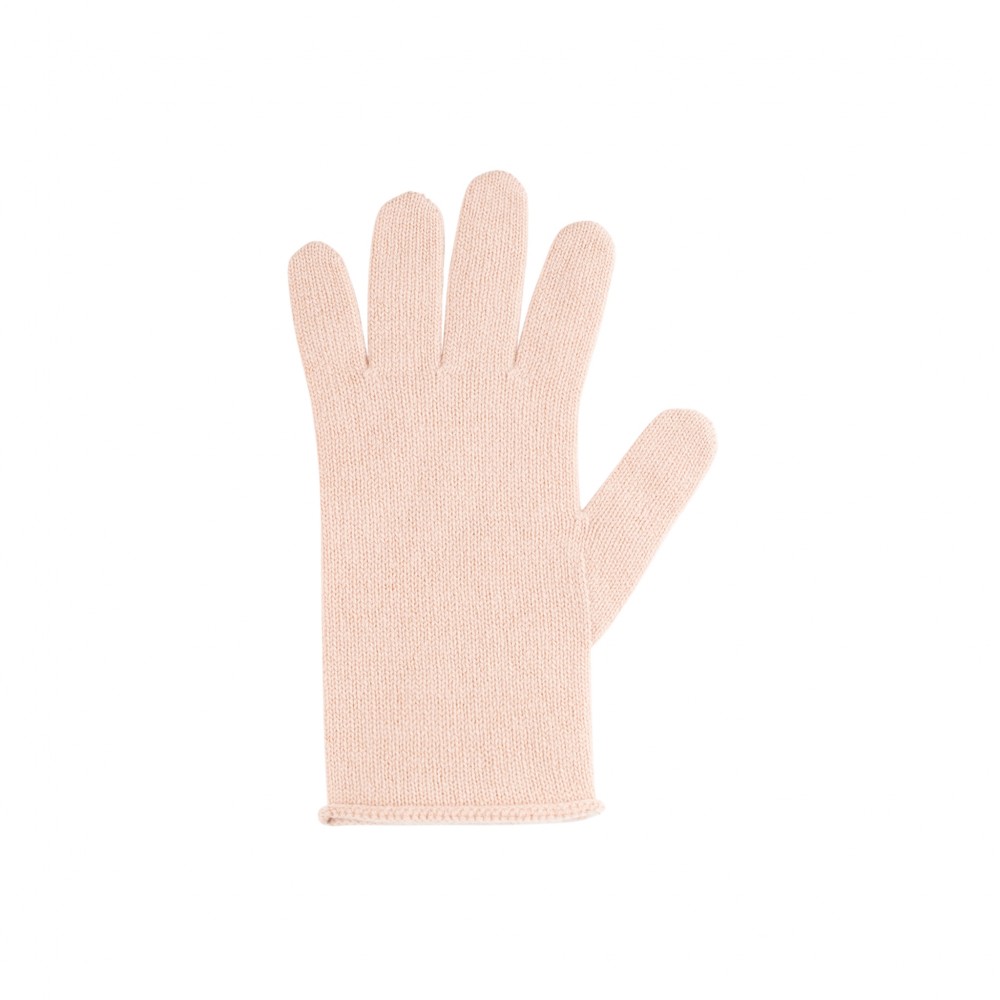 Pure Pure - fingerhandsker til voksne - merinould & kashmir - lys duset rosa