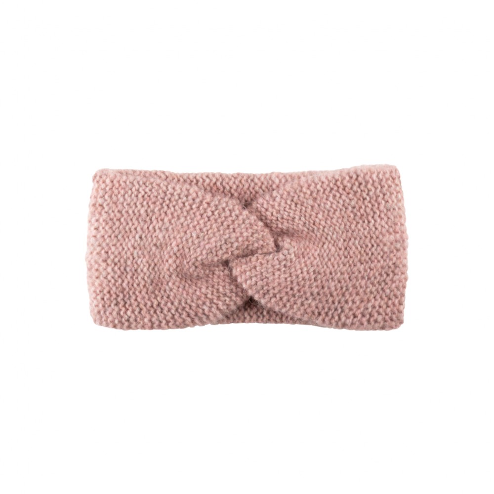 Pure Pure - hårbånd - alpaca & bomuld - rosa melange