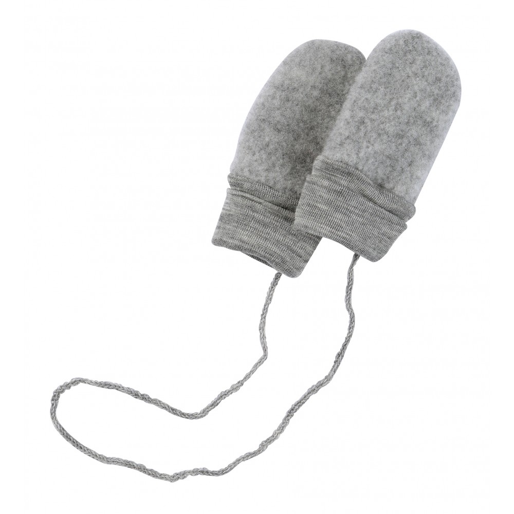 Engel | babyvanter i uldfleece | grå - one size