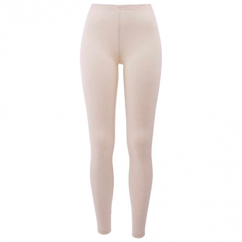 Engel - dame leggings - uld & silke - natur