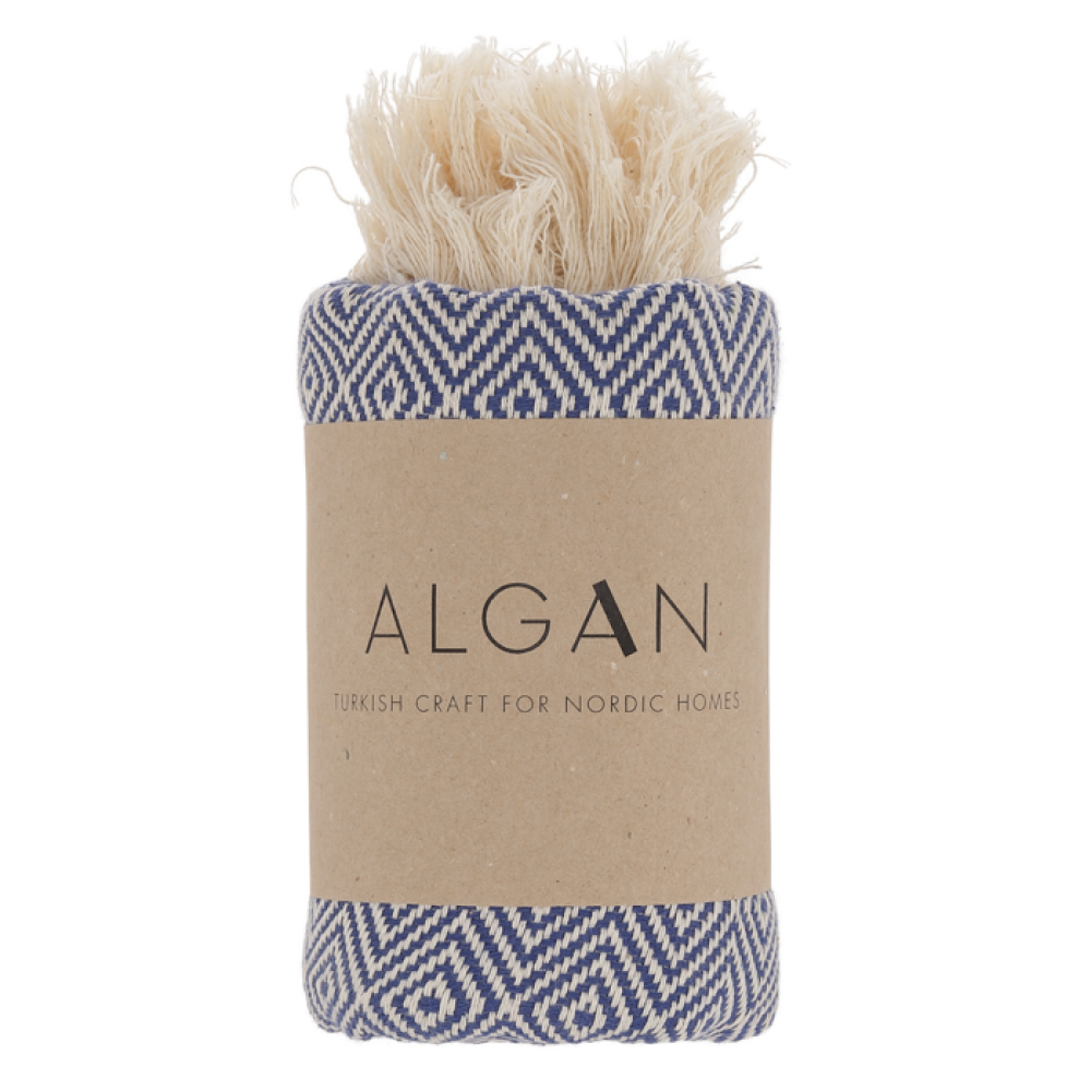 Algan - Elmas gæstehåndklæde - 65x100 cm. - navy