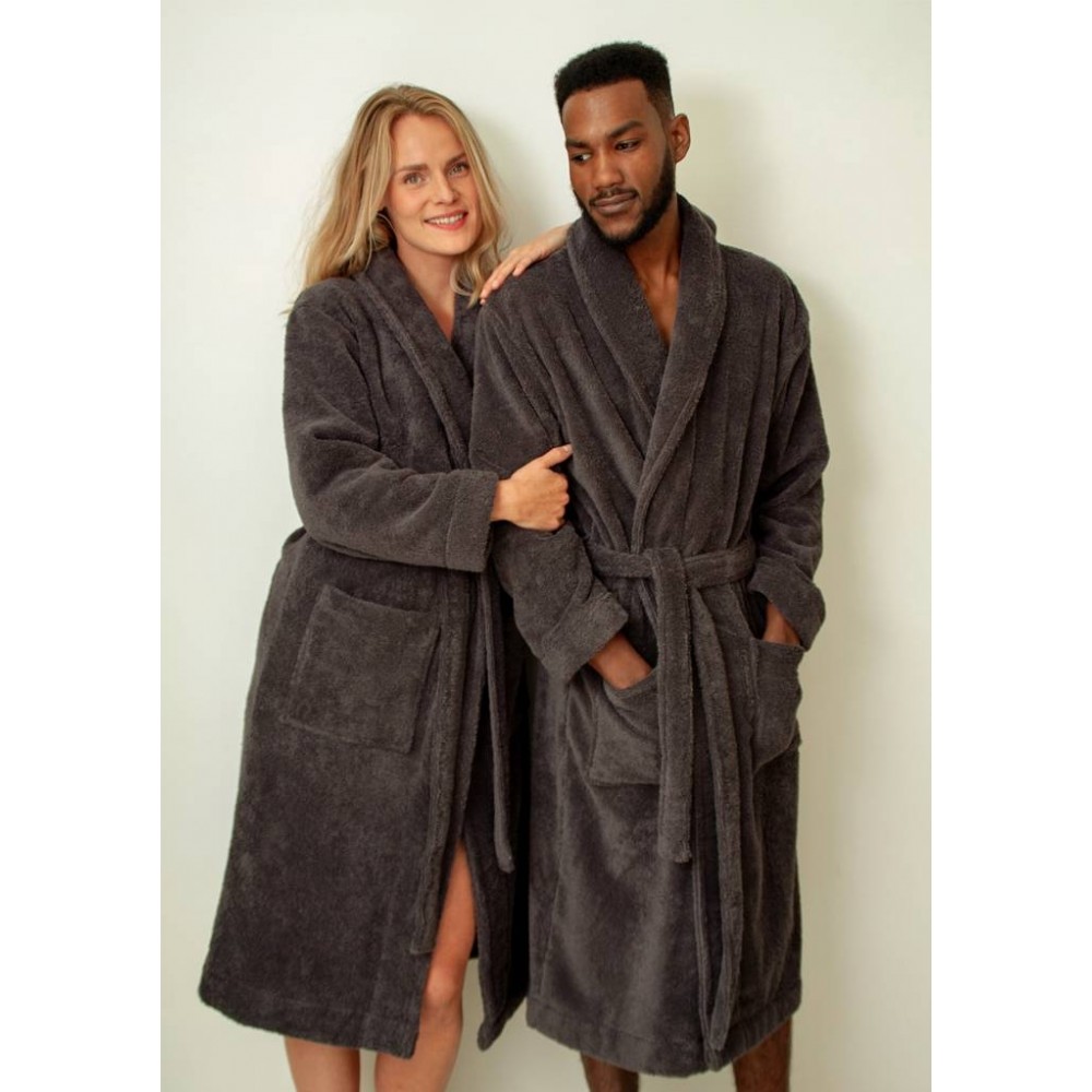 Bo Weevil - badekåbe voksen - unisex - antracit