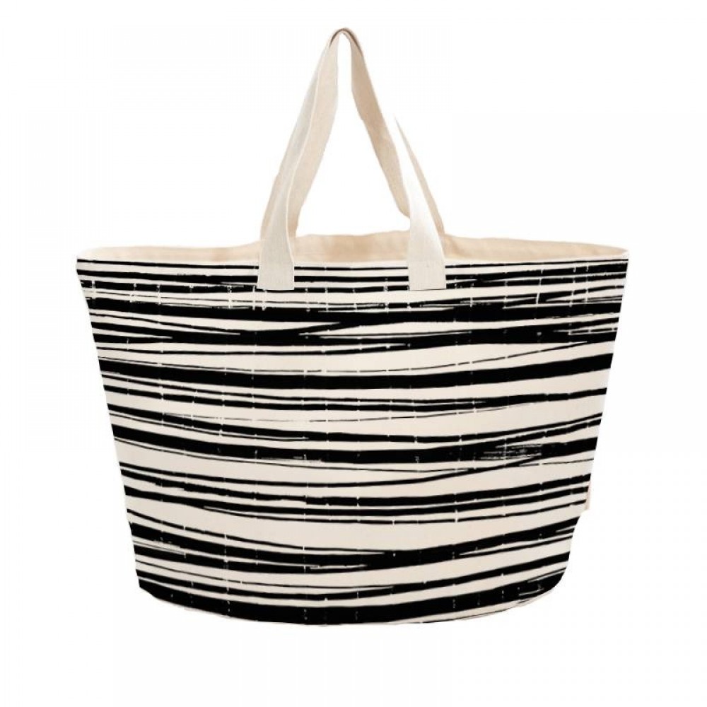 Bo Weevil - stor taske - kraftig canvas - stripes