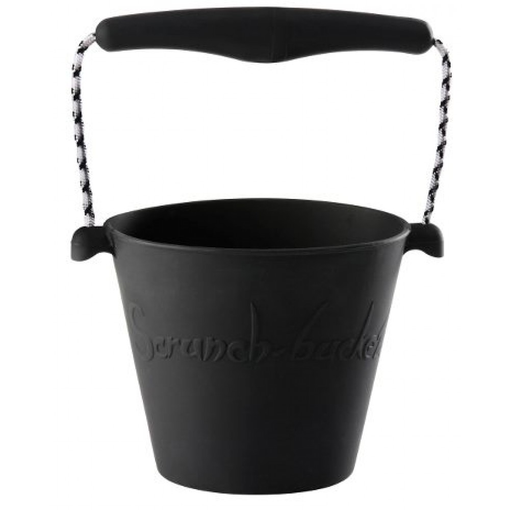 Scrunch-bucket - foldbar spand - masser af farver-Sort