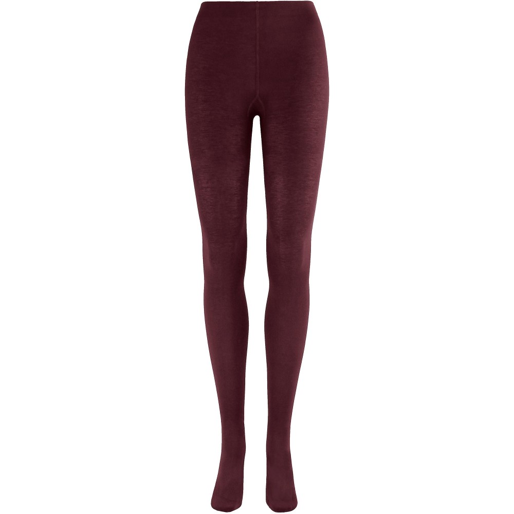 Grödo - strømpebukser -bomuld microfiber - burgund