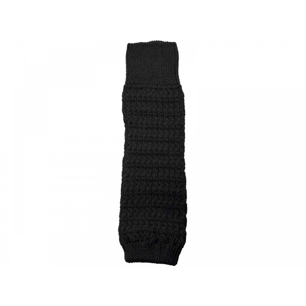 Grödo - benvarmere - voksne - økologisk uld - 35 cm. - sort