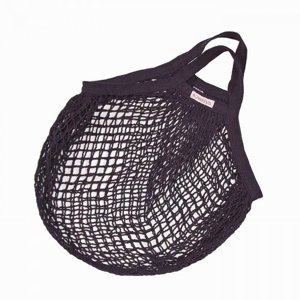 Bo Weevil - stringbag - granny´s - hæklet net - antracitgrå