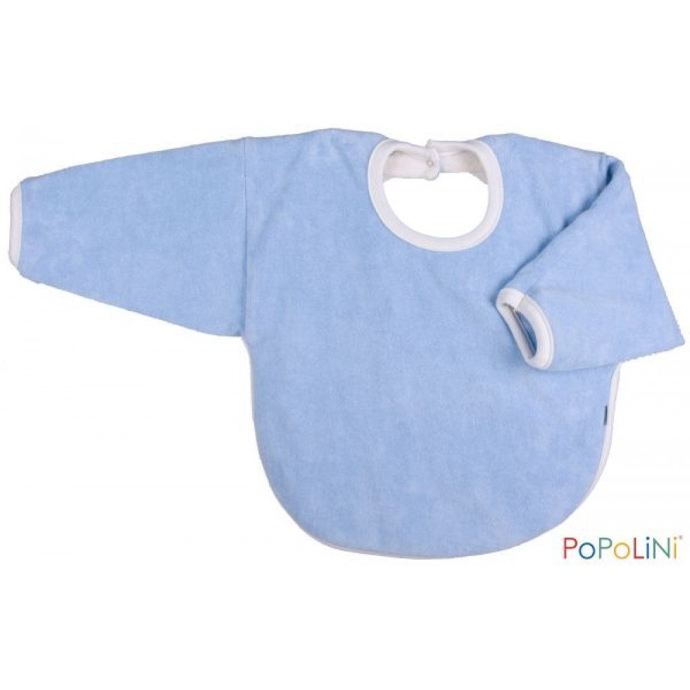 Popolini - hagesmæk - forklæde med ærmer - lyseblå