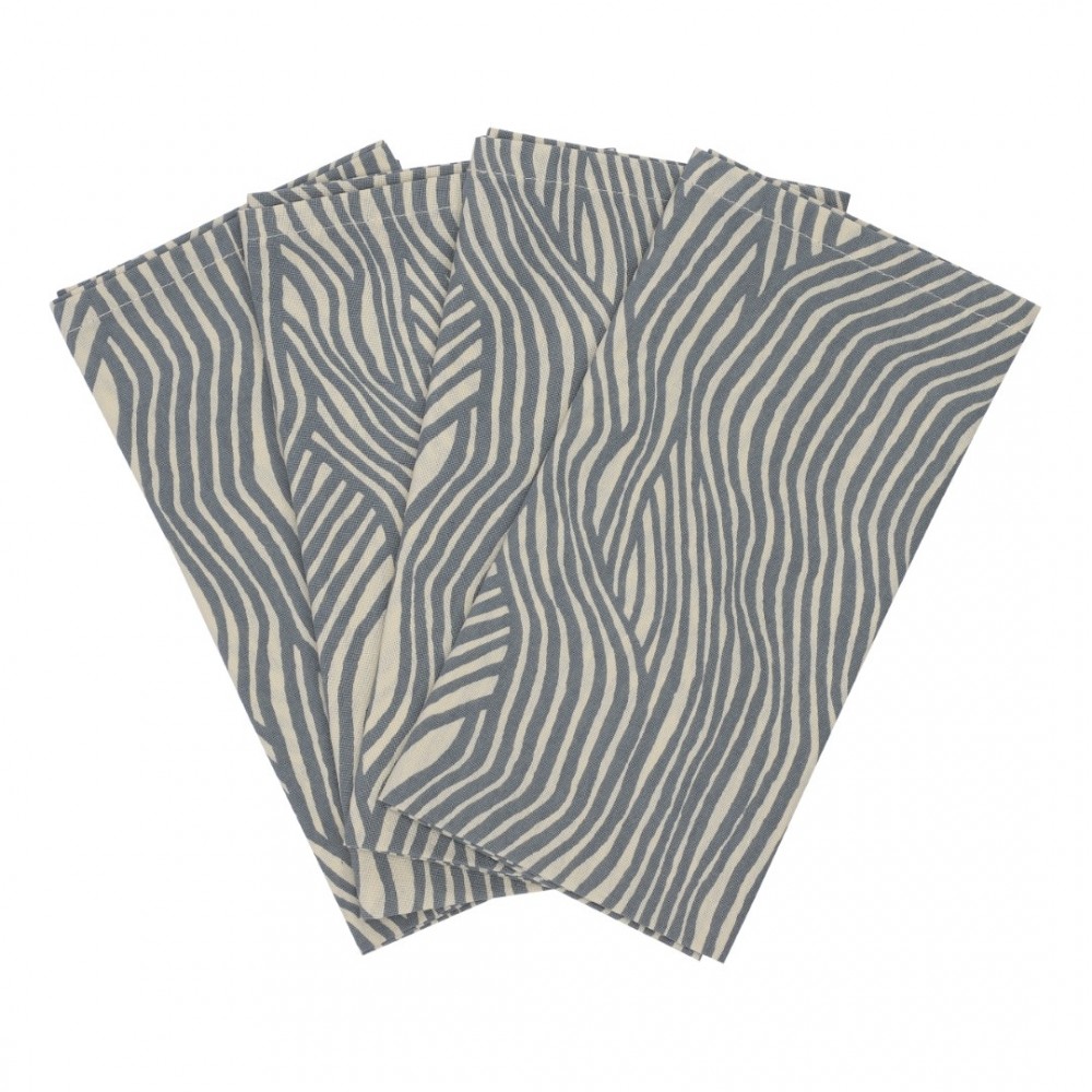 Haps Nordic - stofservietter - 4 stk. - ocean wave