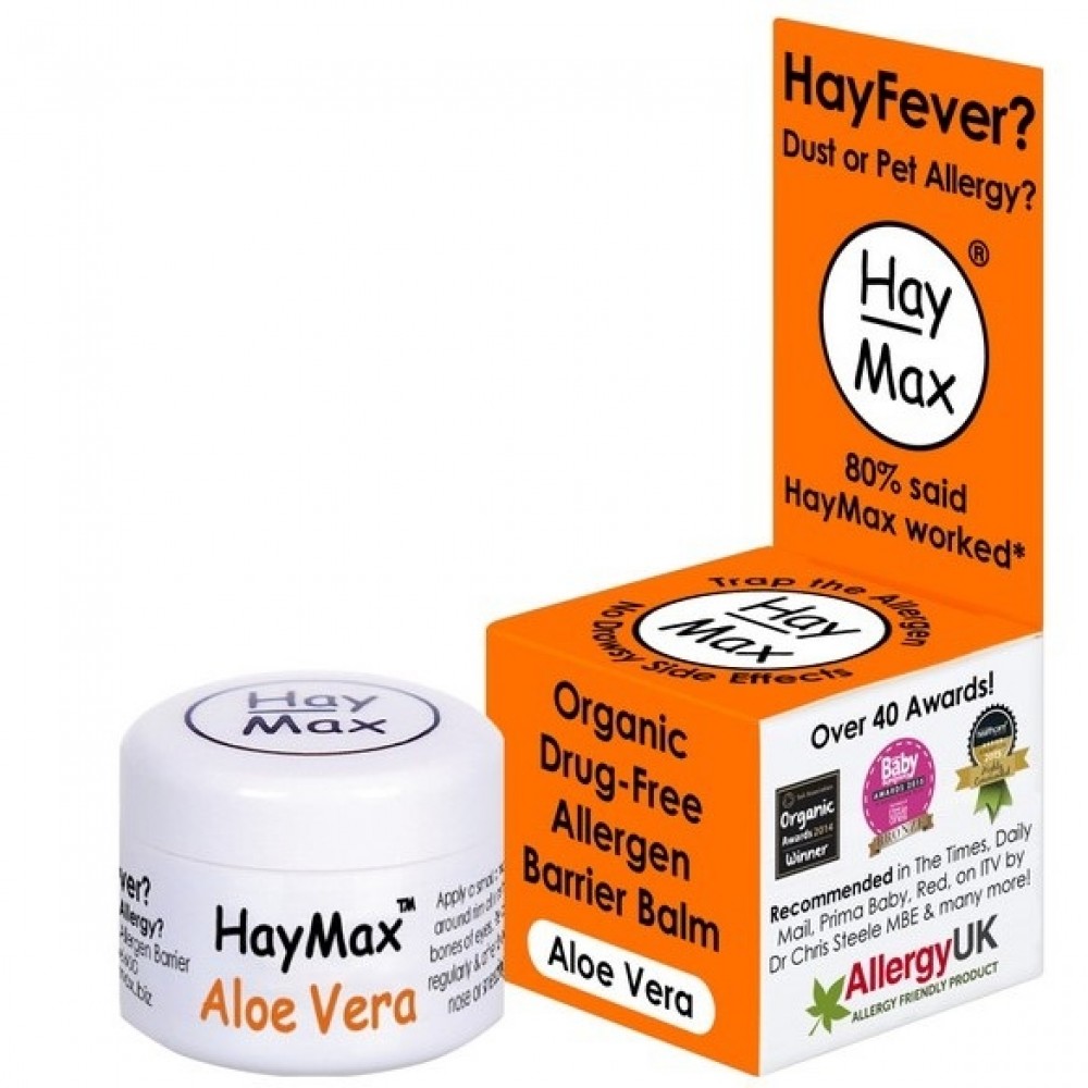 Hay Max - økologisk barriere balsam mod allergi - aloe vera