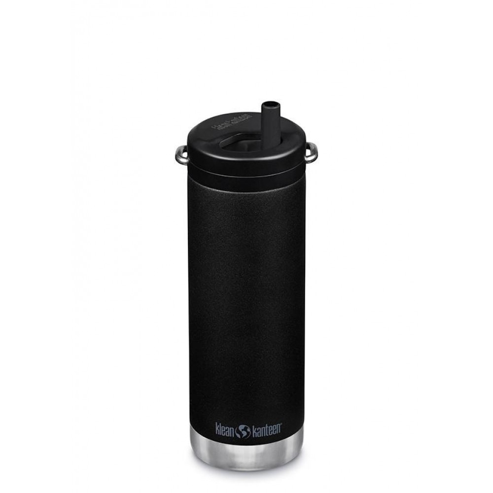Klean Kanteen - TKWIDE- termoflaske 473 ml. - twist cap - black