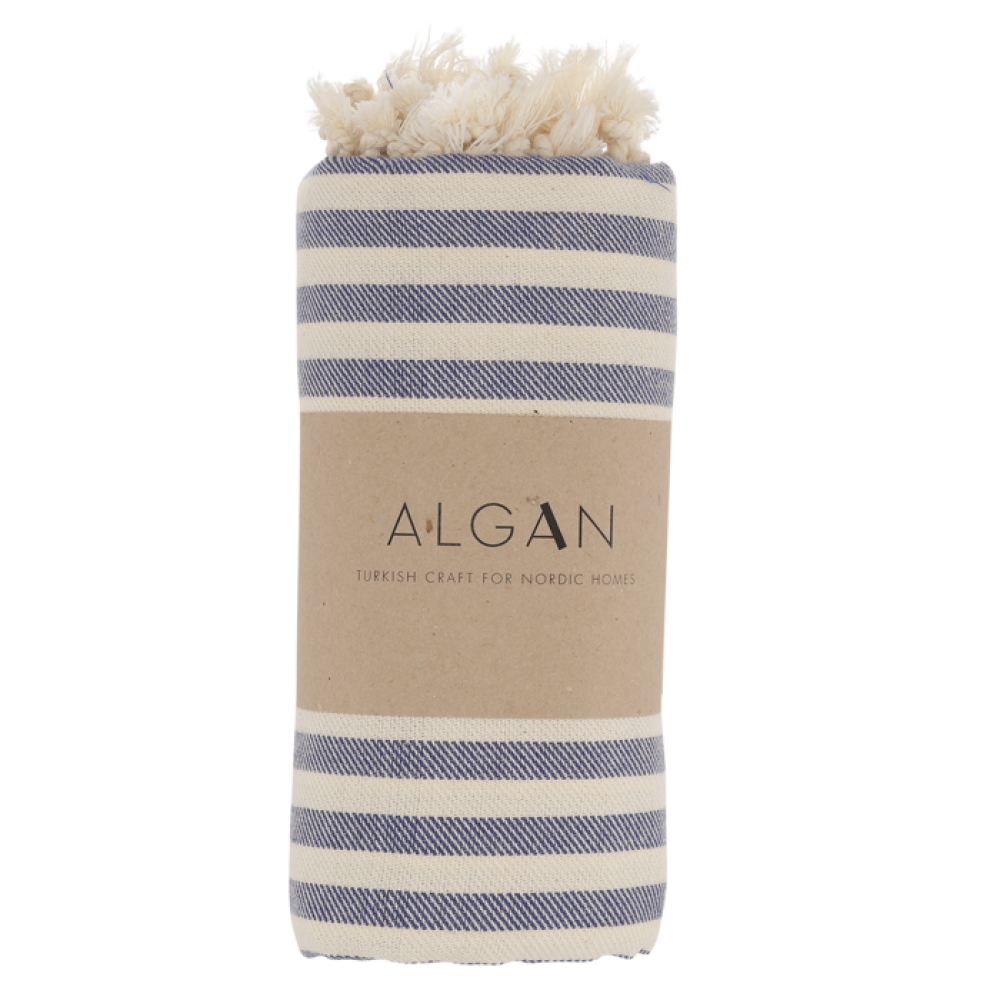 Algan - Kavun badehåndklæde - 85x180 cm. - marine