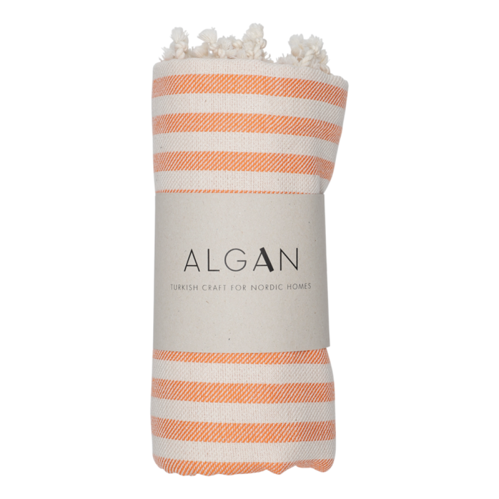 Algan - Kavun badehåndklæde - 85x180 cm. - orange