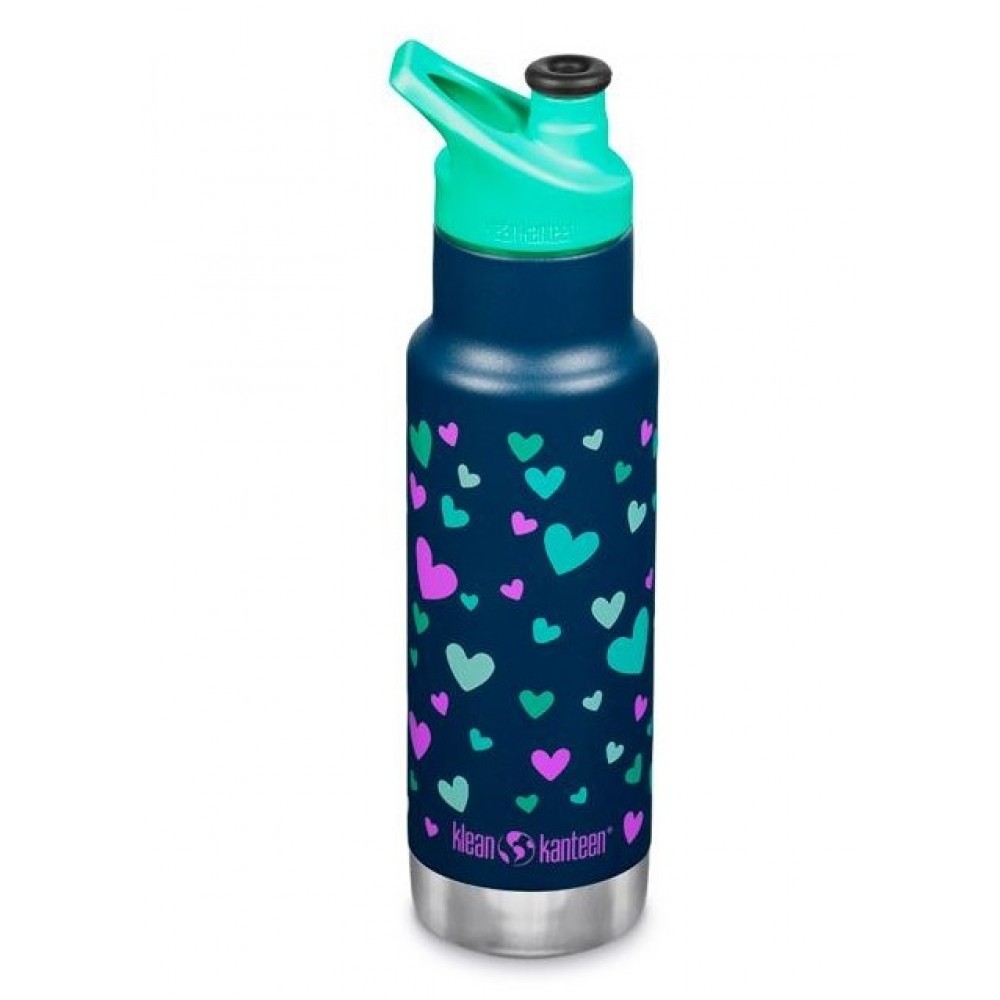 Klean Kanteen - narrow - termoflaske - 355 ml. - Navy Hearts