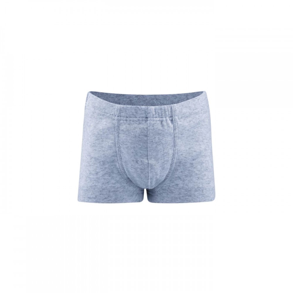 Living Crafts - pants drenge - GOTS bomuld - blå melange
