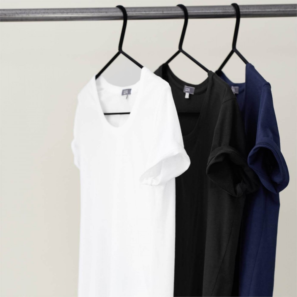 LivingCraftsdamekortrmettshirtsort-01
