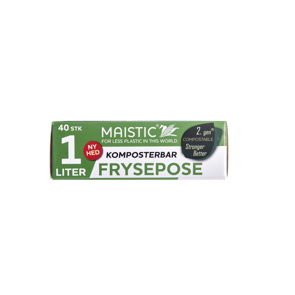 Maistic Bio Group - plastfri frysepose - 1 liter - 40 stk.