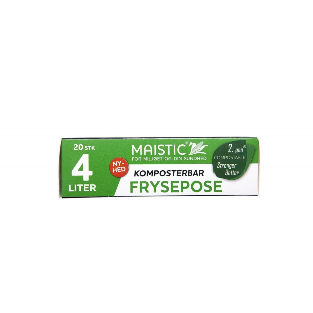 Maistic Bio Group - plastfri frysepose - 4 liter - 20 stk.
