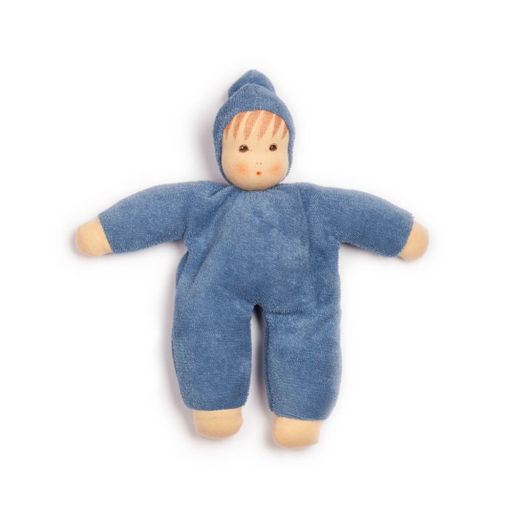 Nanchen - dukke 24 cm. - blå