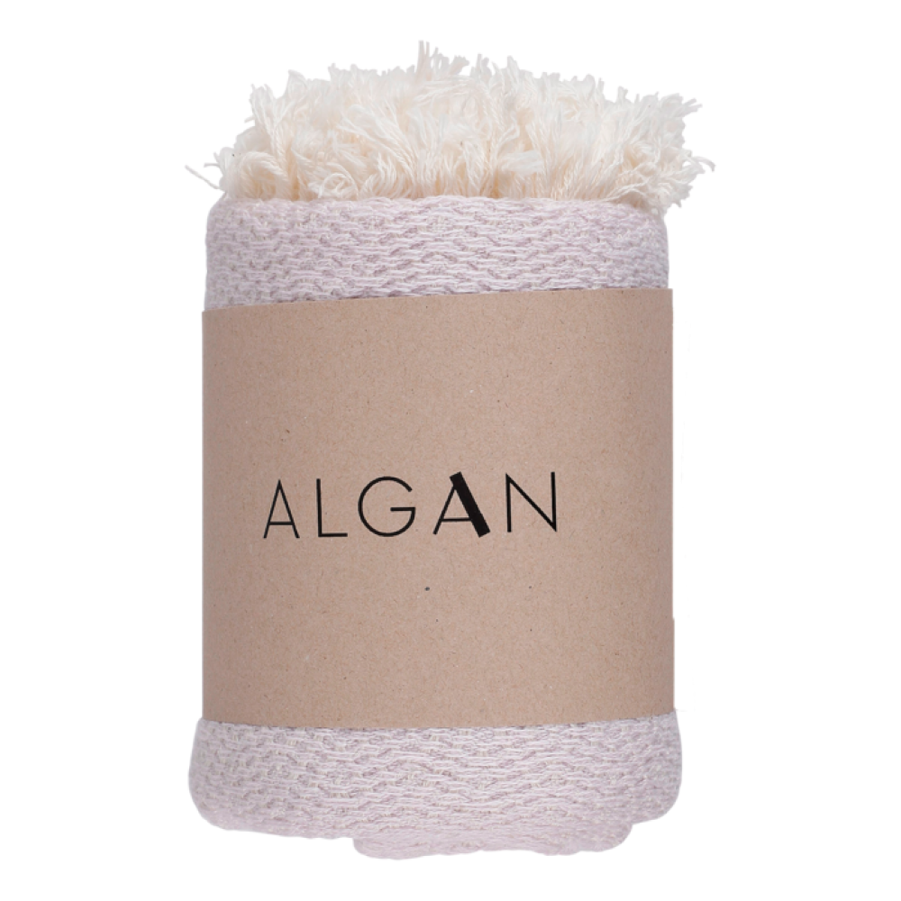 Algan - Nane gæstehåndklæde - 65x100 cm. - lavendel