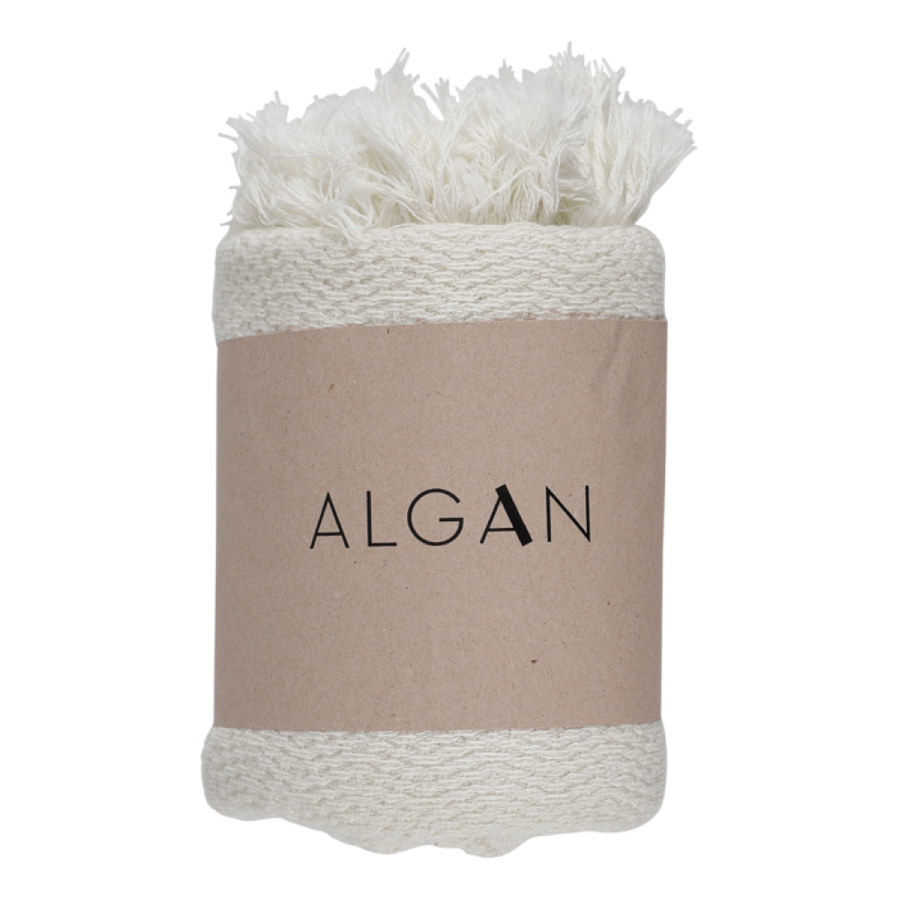 Algan - Nane gæstehåndklæde - 65x100 cm. - råhvid