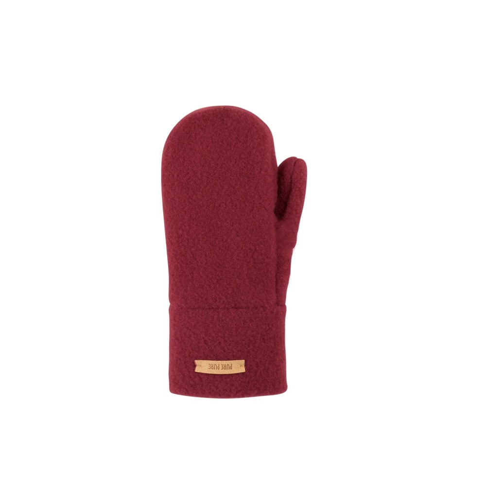 Pure Pure - luffer - økologisk uldfleece - bordeaux
