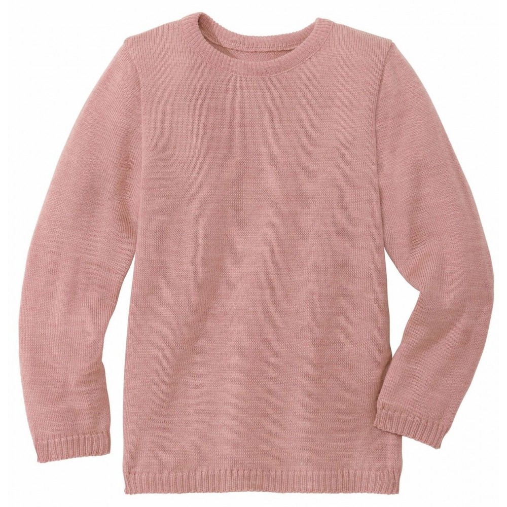 i dag Vanvid Udholdenhed DISANA striktrøje rosé strik|økologisk uldtøj|køb disana online