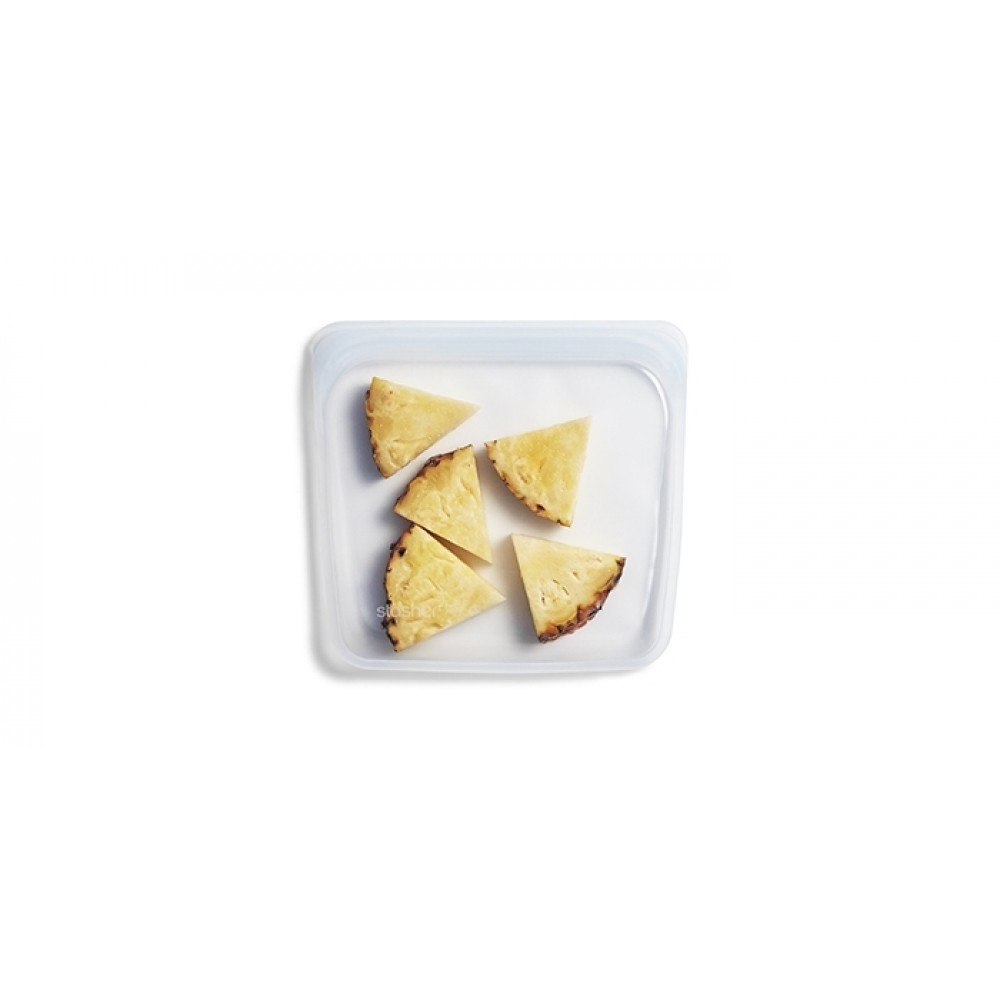 Stasher Bag - silikonepose - sandwich - clear