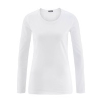 Living Crafts - dame - langærmet t-shirt - hvid