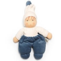 Nanchen - dukke 30 cm. - blå