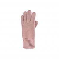 Pure Pure - fingerhandsker - merinould - støvet rosa