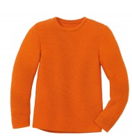 Disana - left-knit-pullover - orange