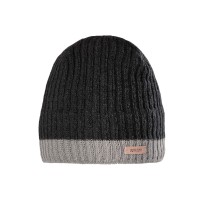 Pure Pure - beanie til voksne - uld-bomuld-silke - antracit