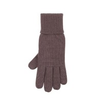 Pure Pure - fingerhandsker til voksne - uld - cacao