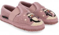 Haflinger - indesko - slipper - Pingu - rosa