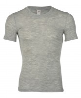 Engel - herre kortærmet t-shirt - uld & silke - grå