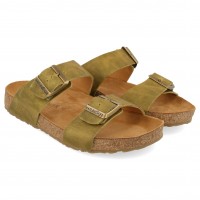 Haflinger - sandaler - Bio Andrea - olive country