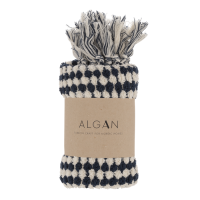 Algan - Ahududu gæstehåndklæde - 45x100 cm. - marine