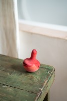Grapat - stor snurretop - pink bird