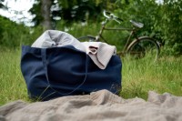 The Organic Company - Big Long Bag - stor taske - dark blue