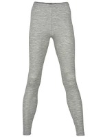 Engel - dame leggings - uld & silke - grå