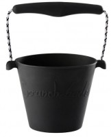 Scrunch-bucket - foldbar spand - masser af farver-Sort