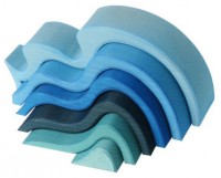 Grimms - vand - 6 blå bølger